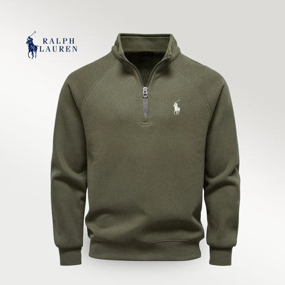 Premium Thermal Cotton Zip Sweater