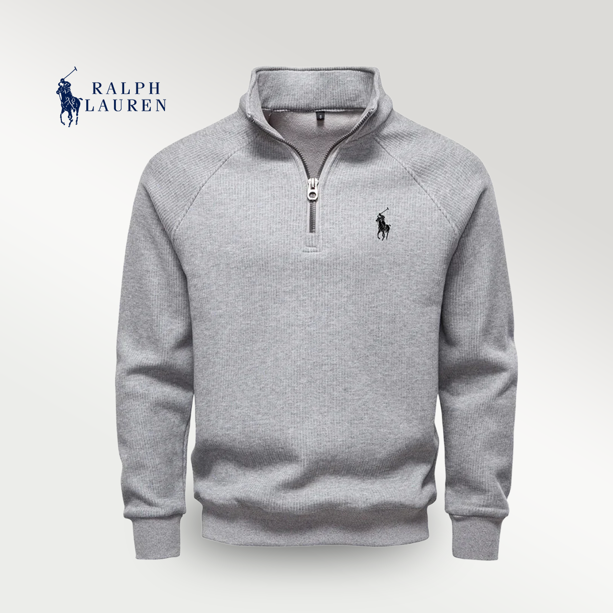 Premium Thermal Cotton Zip Sweater