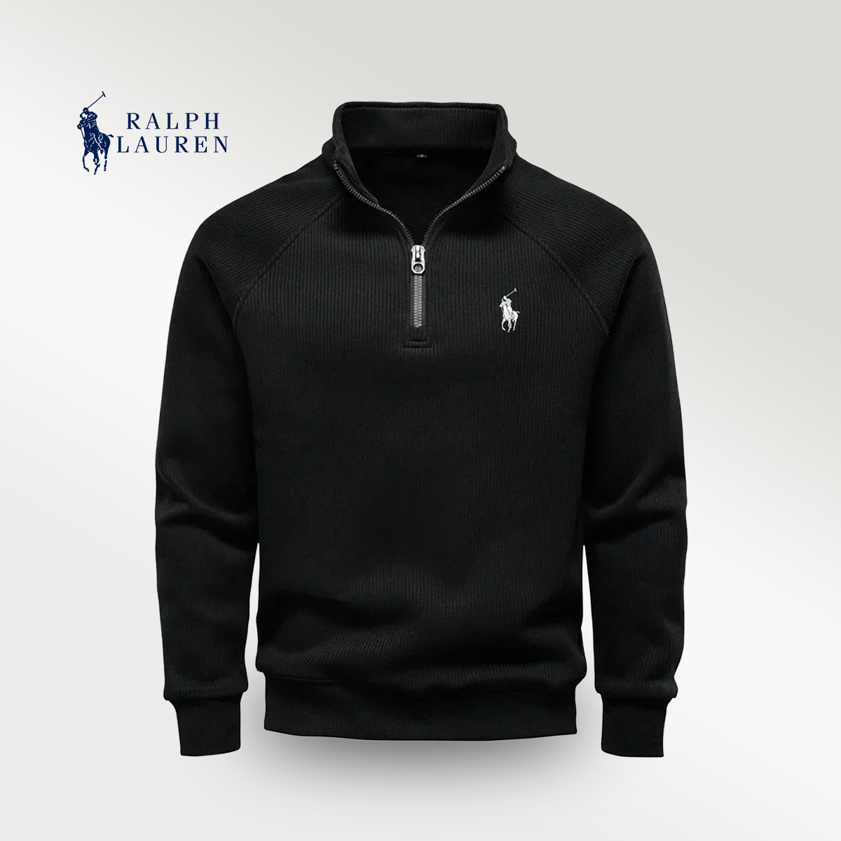 Premium Thermal Cotton Zip Sweater